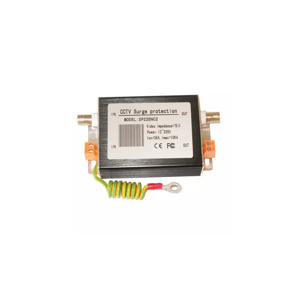 Obrázek produktu XtendLan Přepěťová ochrana napájení a video portů v jednom, BNC+svorkovnice, zemnící vodič