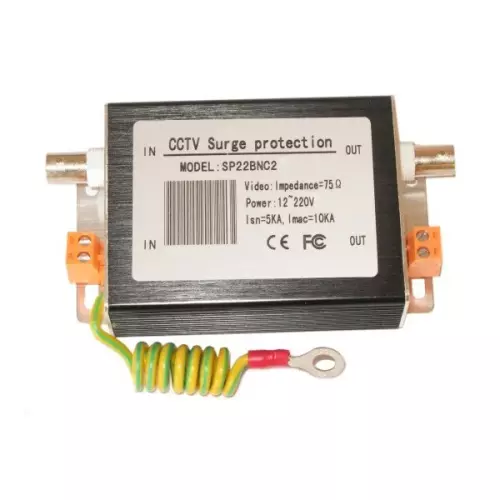 obrázek produktu XtendLan Přepěťová ochrana napájení a video portů v jednom, BNC+svorkovnice, zemnící vodič