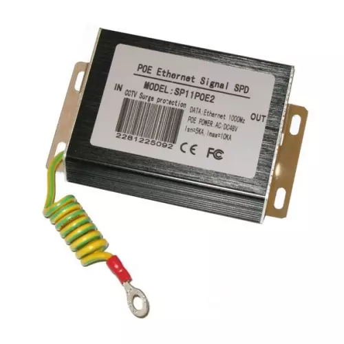 obrázek produktu XtendLan Přepěť. ochrana UTP vedení s PoE, 100/1000Mbit, chrání všechny páry, 2x RJ-45