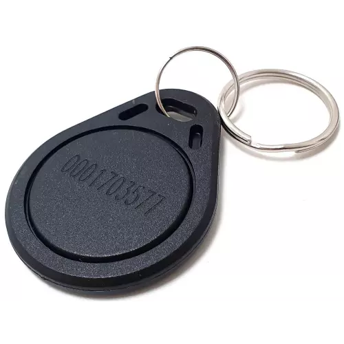 obrázek produktu XtendLan Identifikační klíčenka k dveřním stanicím, RFID 125kHz - s číslem - black