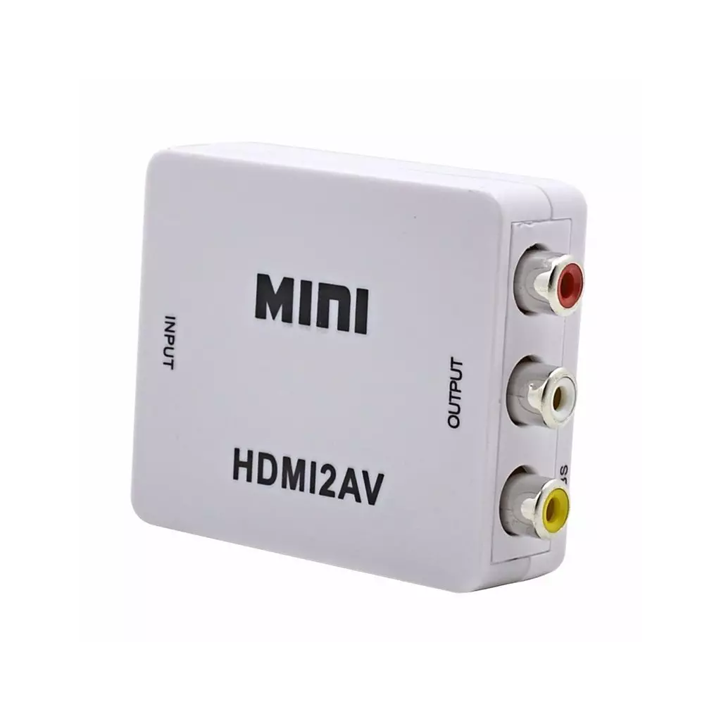 Obrázek produktu XtendLan Převodník HDMI na kompozitní video a audio, PAL/NTSC, HDMI do 1920x1080, výstup volitelný přepínačem