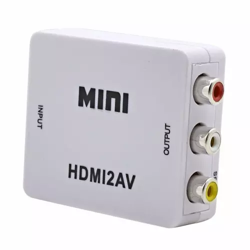 obrázek produktu XtendLan Převodník HDMI na kompozitní video a audio, PAL/NTSC, HDMI do 1920x1080, výstup volitelný přepínačem