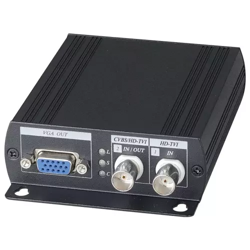 obrázek produktu XtendLan Převodník AHD/TVI/CVI/CVBS na HDMI/VGA/CVBS, do 1920x1080, 1x smyčkový výstup, 2x BNC