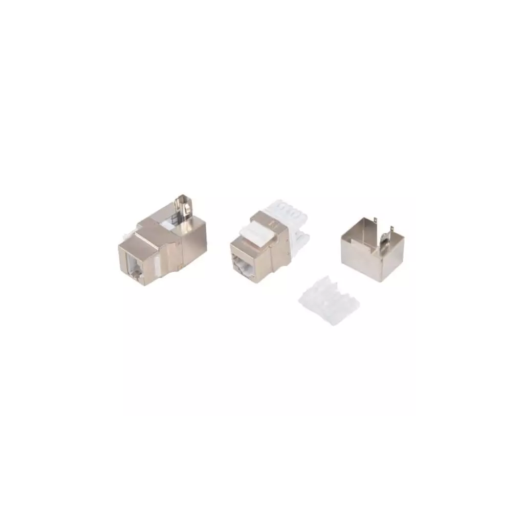 Obrázek produktu XtendLan Keystone jack RJ45, CAT5e, STP, instalace bez nástrojů, zaklapávací
