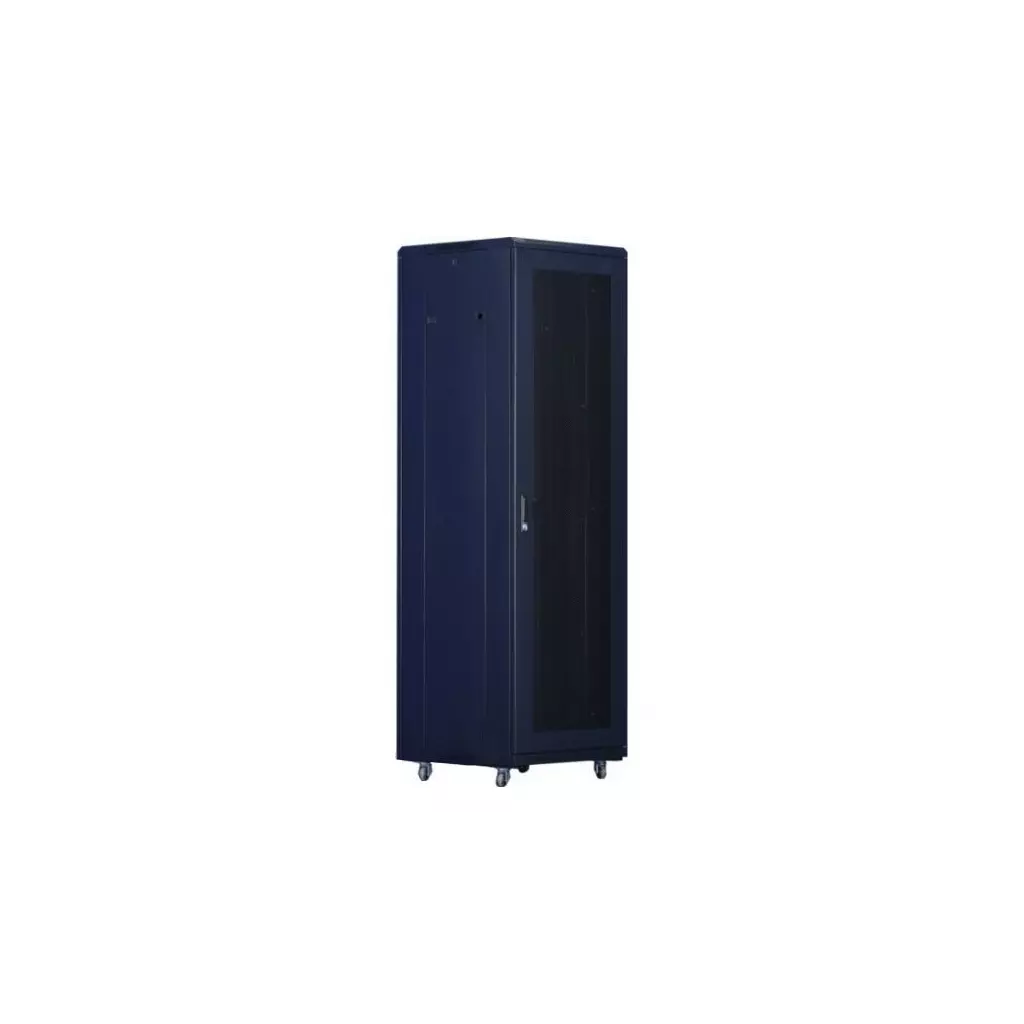 Obrázek produktu XtendLan 47U/800x1000 stojanový, černý, perforované dvoukřídlé dveře a záda