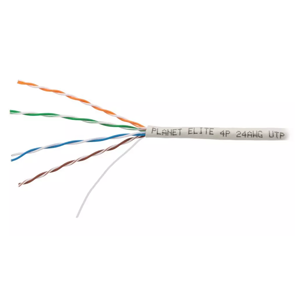 Obrázek produktu PLANET kabel UTP, drát, 4pár, Cat 5e, Planet Elite, 2404N03, balení 305m, REELEX