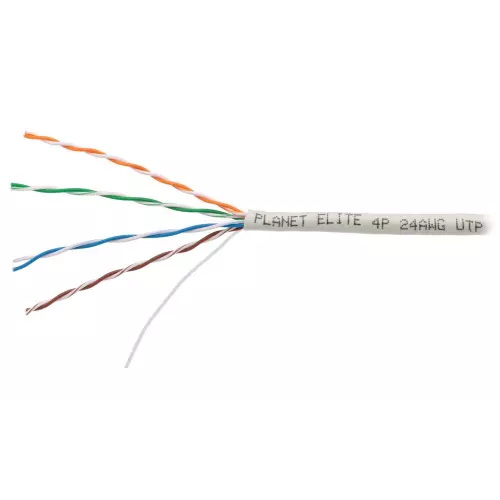 obrázek produktu PLANET kabel UTP, drát, 4pár, Cat 5e, Planet Elite, 2404N03, balení 305m, REELEX