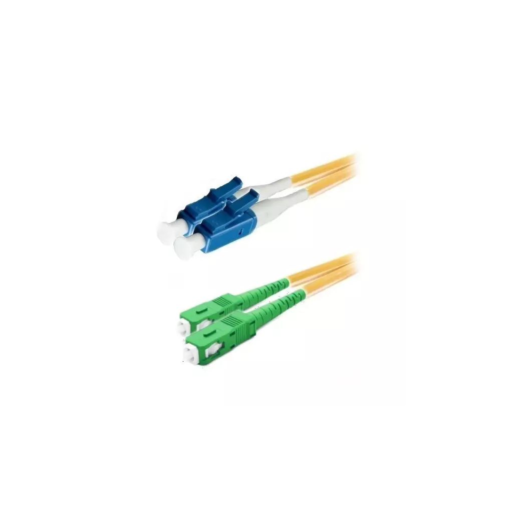 Obrázek produktu XtendLan FO patch LC-SC/APC 10m 9/125 duplex, ultraflexibilní G.657.A1, LS0H, průměr 2mm, krátký vývod