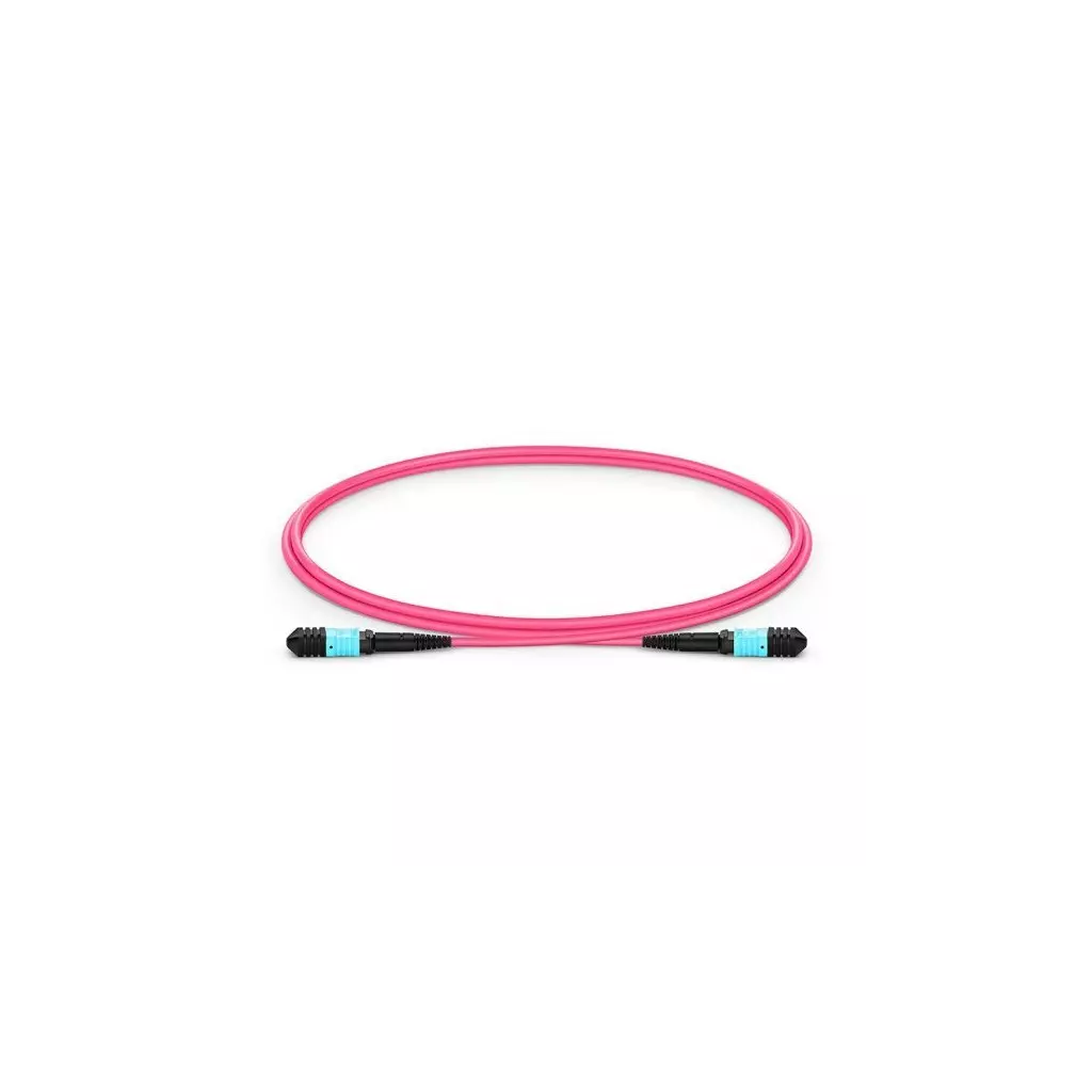 Obrázek produktu XtendLan FO patch MPO(f)-MPO(f), 1m, OM4, 12/12, kabel kulatý 3mm, přímý (Type A)