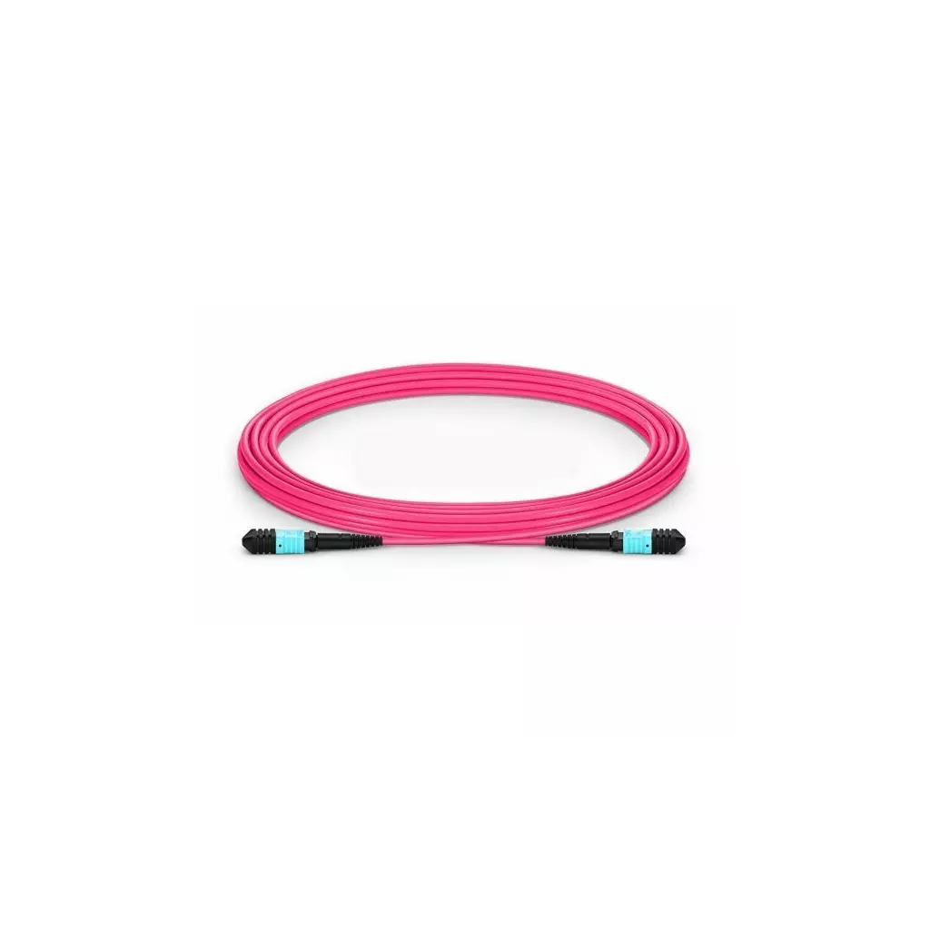 Obrázek produktu XtendLan FO patch MPO(f)-MPO(f), 5m, OM4, 12/12, kabel kulatý 3mm, přímý (Type A)