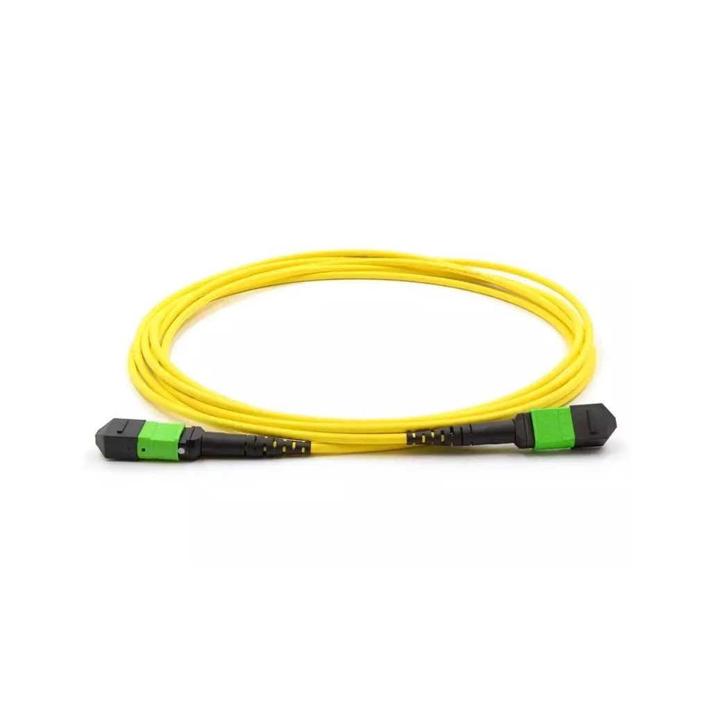 Obrázek produktu XtendLan FO patch MPO(f)-MPO(f), 2m, OS1, 12/12, kabel kulatý 3mm, křížený (Type B)
