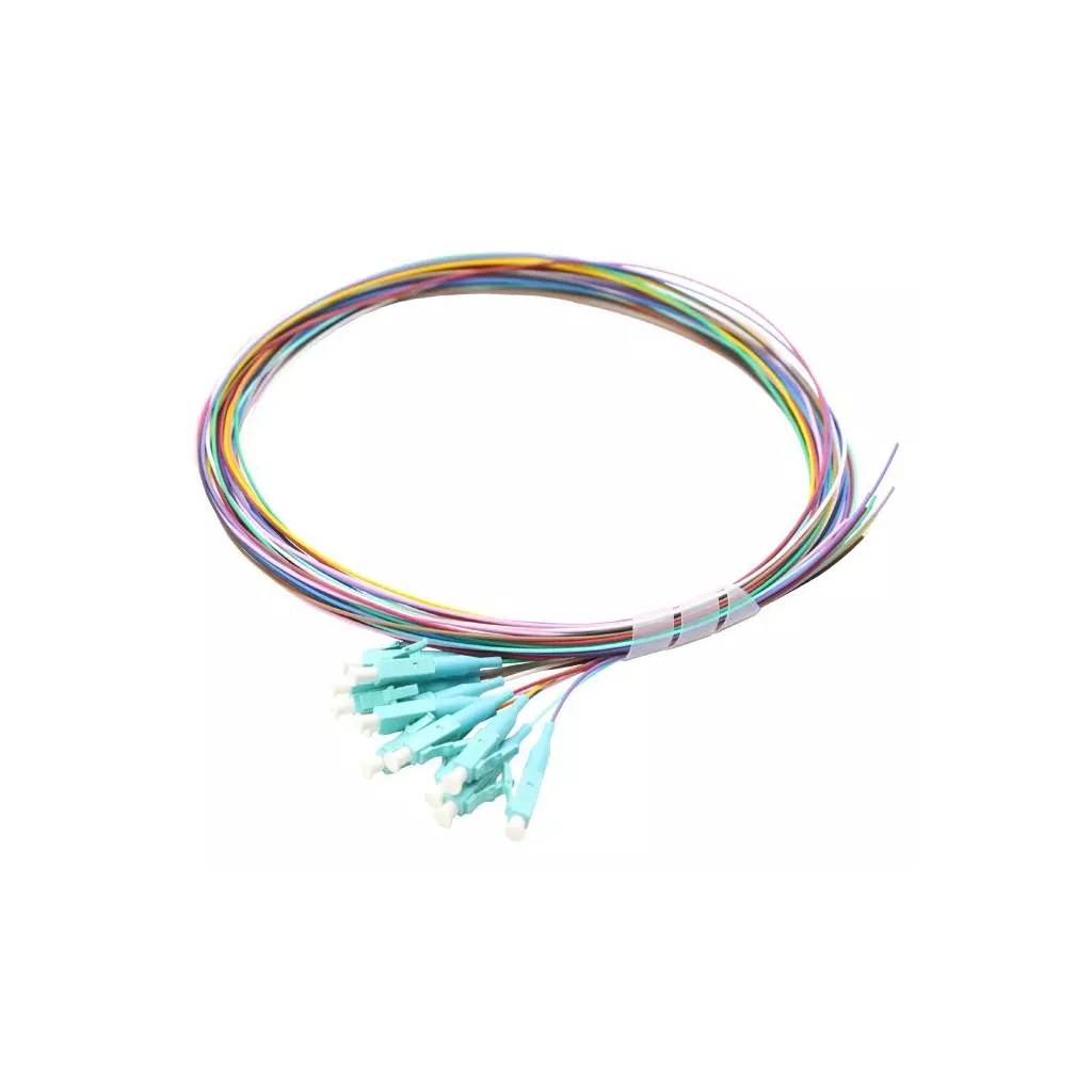 Obrázek produktu XtendLan FO pigtail LC/APC, 9/125, 0,9mm, 1m, LS0H, ZWP, sada 12 pigtailů různé barvy, G.652d