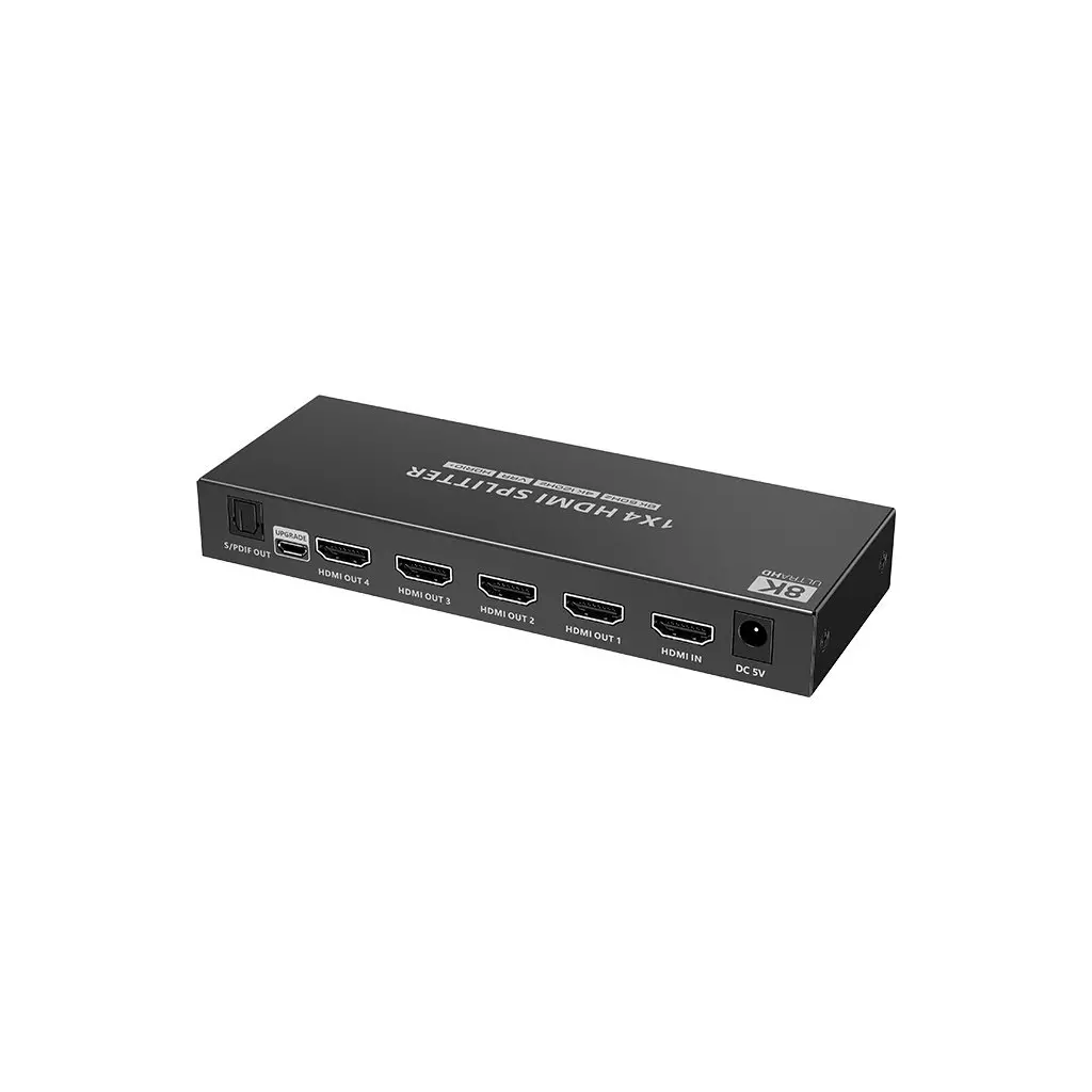 Obrázek produktu XtendLan HDMI distribucní rozbocovac, 1 vstup / 4 výstupy, 8k@60Hz