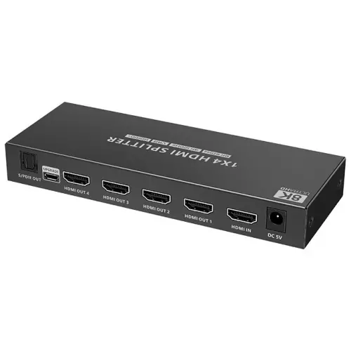 obrázek produktu XtendLan HDMI distribucní rozbocovac, 1 vstup / 4 výstupy, 8k@60Hz