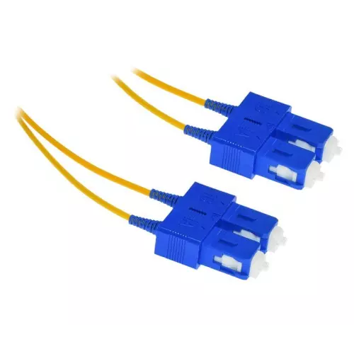 obrázek produktu XtendLan FO patch SC-SC 0.5m 9/125, duplex, ultraflexibilní G.657.A1, LS0H, průměr 2mm, krátký vývod