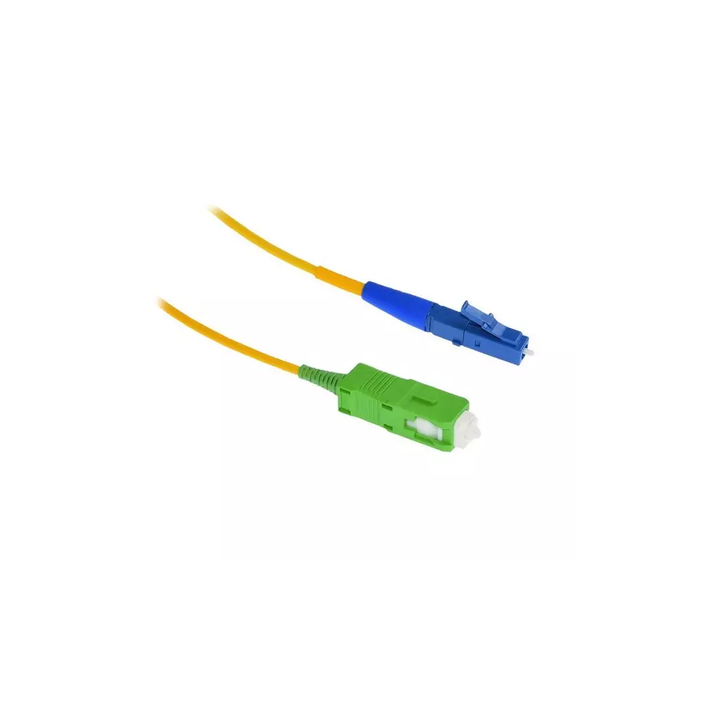 Obrázek produktu XtendLan FO patch LC-SC/APC 0.5m 9/125, simplex, ultraflexibilní G.657.A1, LS0H, průměr 2mm, krátký vývod