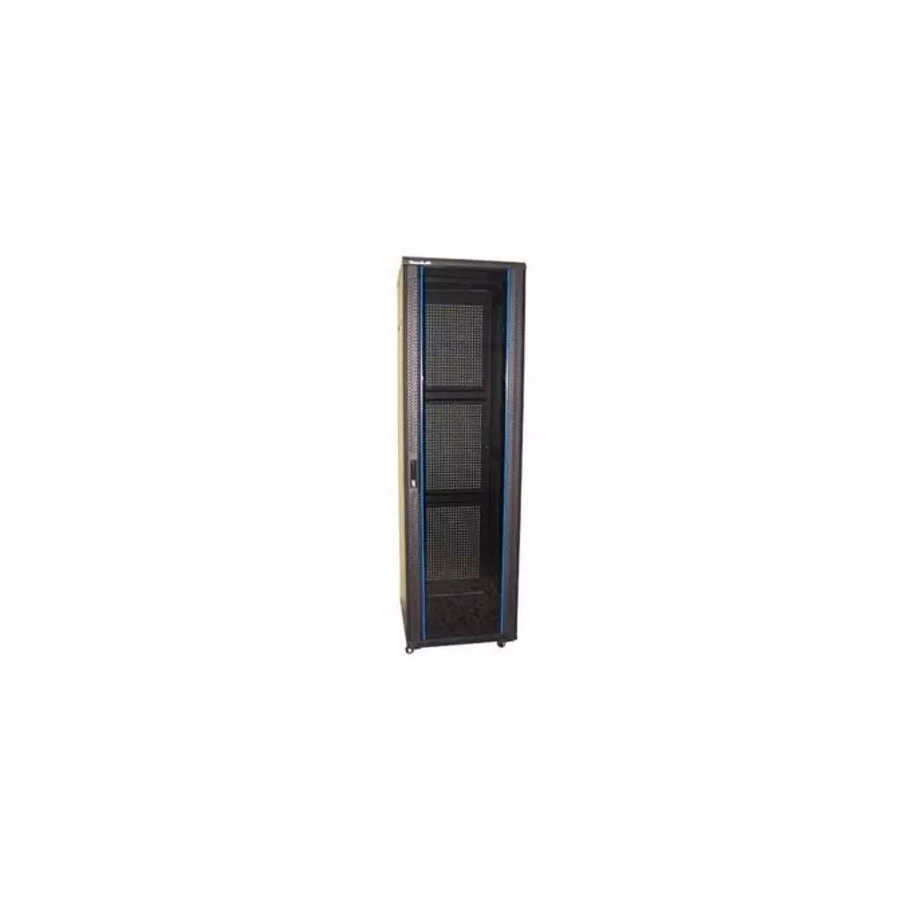 Obrázek produktu XtendLan 42U/600x800 stojanový, černý, skleněné dveře, perforovaná záda