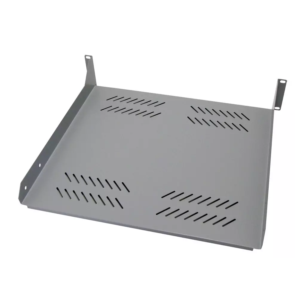 Obrázek produktu XtendLan Police 400mm, univerzal, 2U, 45kg nosnost, šedá