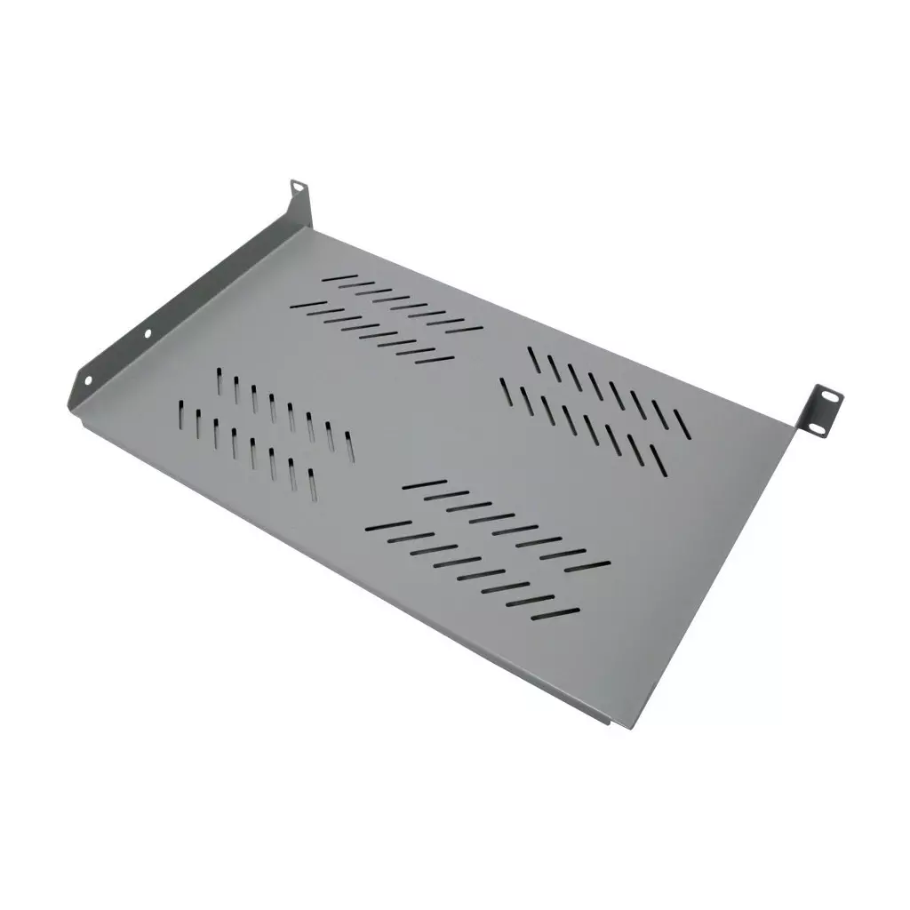 Obrázek produktu XtendLan Police 280mm, univerzal, 1U, 25kg nosnost, šedá