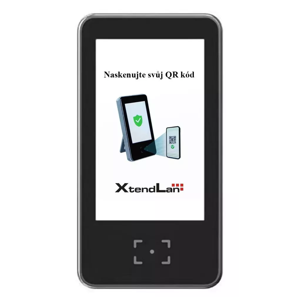 Obrázek produktu XtendLan samoobslužná čtečka QR kódů (Covid Green Pass, atd.), online ověření, WiFi a LAN, releový výstup
