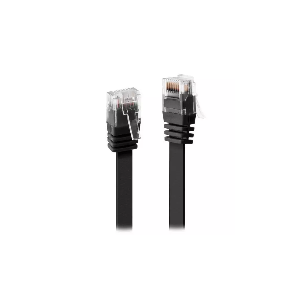 Obrázek produktu XtendLan Patch kabel Cat 6 UTP 1m - černý plochý
