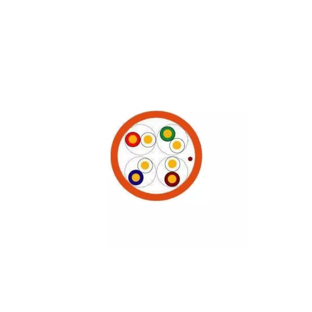 Obrázek produktu PLANET Elite kabel UTP, drát, Cat 5e, 4p, LS0H, oranžový, balení 305m, B2ca-s1,d1,a1