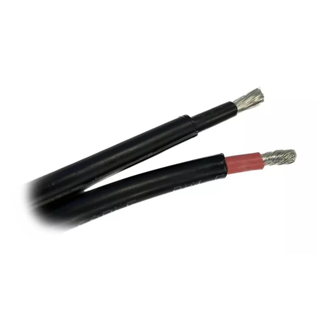 Obrázek produktu XtendLan SC6-1M-2C solární kabel  1500V/32A, 1m (průřez 2x 6mm) měděný odběr  na desítky m