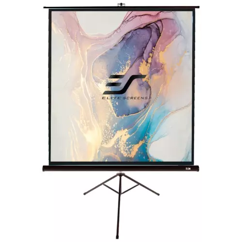 obrázek produktu ELITE SCREENS plátno mobilní trojnožka 136" (345,4cm)/ 1:1/ 243,8×243,8cm/ gain 1.1/ case černý