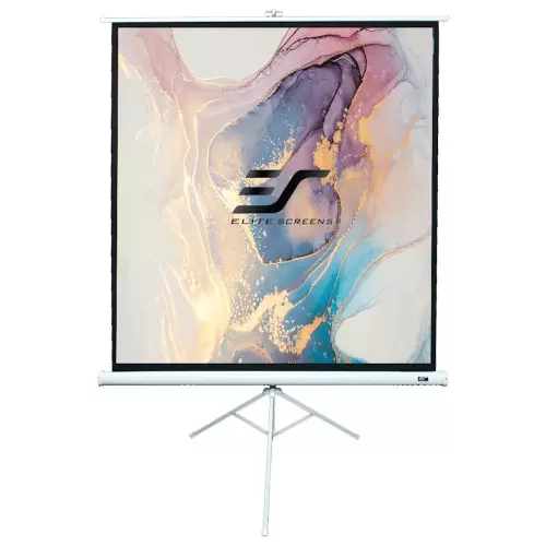 obrázek produktu ELITE SCREENS plátno mobilní trojnožka 136" (345,4cm)/ 1:1/ 243,8×243,8cm/ gain 1.1/ case bílý