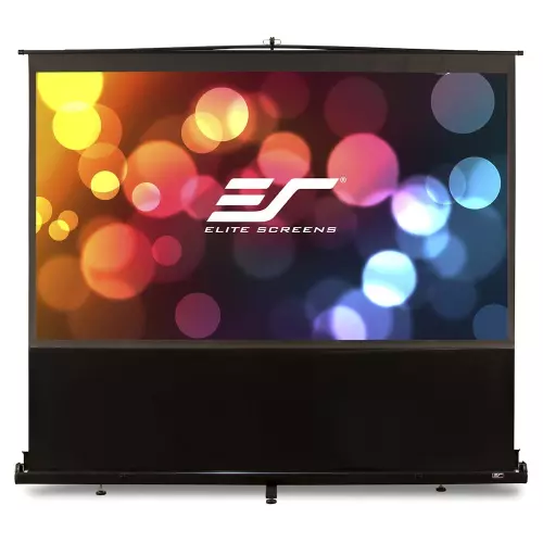 obrázek produktu ELITE SCREENS plátno teleskopické od podlahy vzhůru 84" (213,4cm)/ 4:3/ 128×170,7cm/ gain 1.1/ case černý