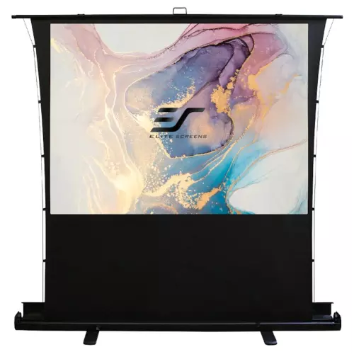 obrázek produktu ELITE SCREENS plátno teleskopické od podlahy vzhůru 80" (203,2cm)/ 16:9/ 100,1×177,8cm/ gain 1.1/ case černý