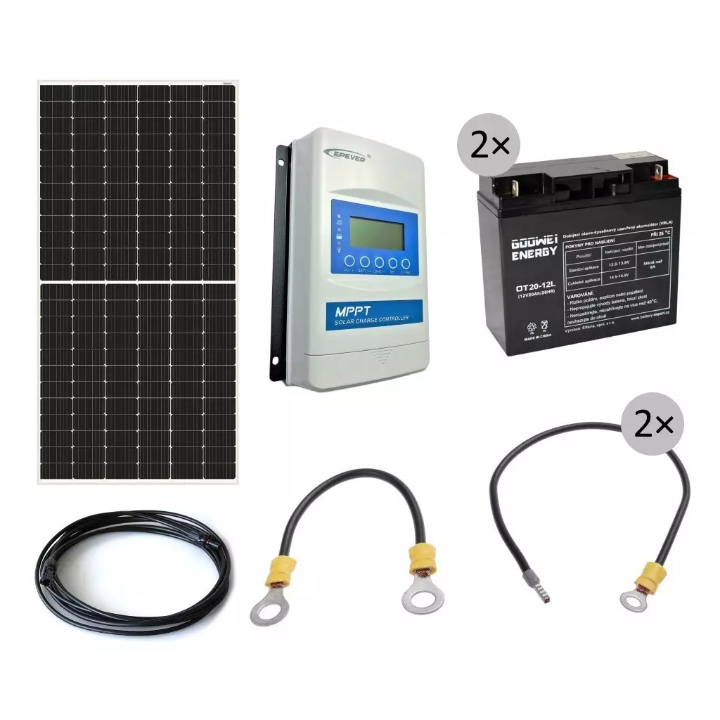 Obrázek produktu Solarmi OffGrid 600 solární nabíjení pro napájení AP, 550Wp, 20Ah