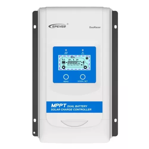 obrázek produktu EPEVER DR2210-DDS solární MPPT regulátor 12/24 V, DuoRacer 20A, vstup 100V