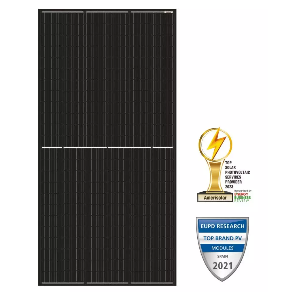 Obrázek produktu Solarmi solární panel Amerisolar Mono 465 Wp černý 144 článků (MPPT 42V)