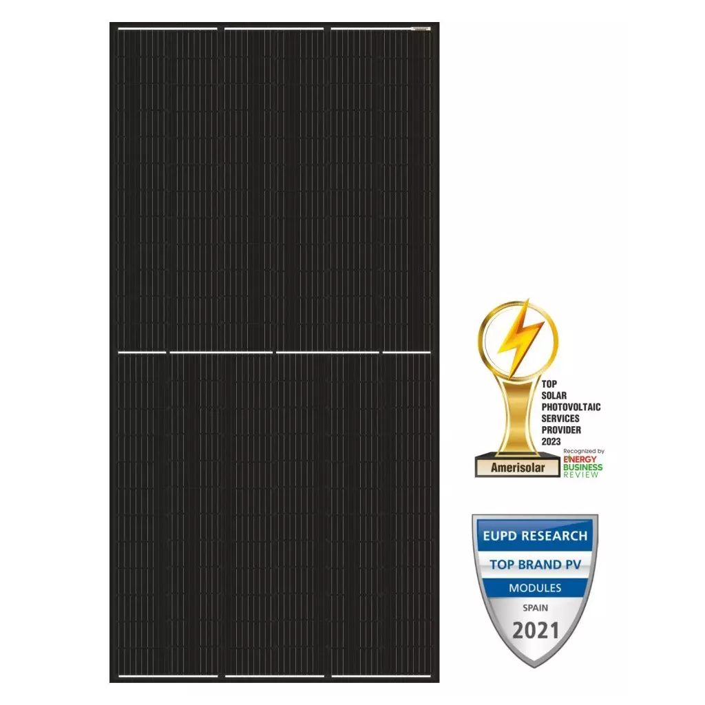 Obrázek produktu Solarmi solární panel Amerisolar Mono 550 Wp černý 144 článků, AS-7M144-HC, (MPPT 42V)