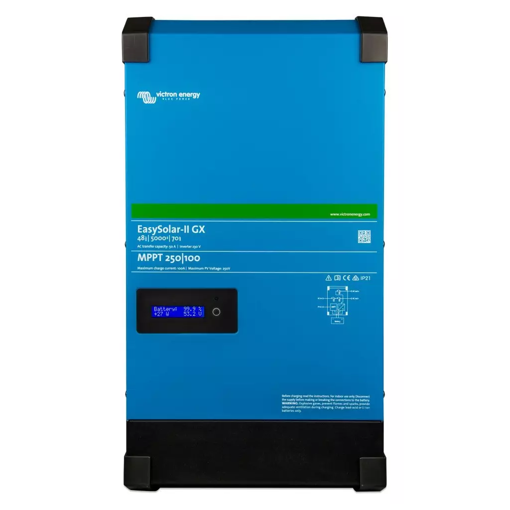 Obrázek produktu Victron EasySolar-II 48/5000/70-50 MPPT 250/100 GX Hybridní solární jednotka