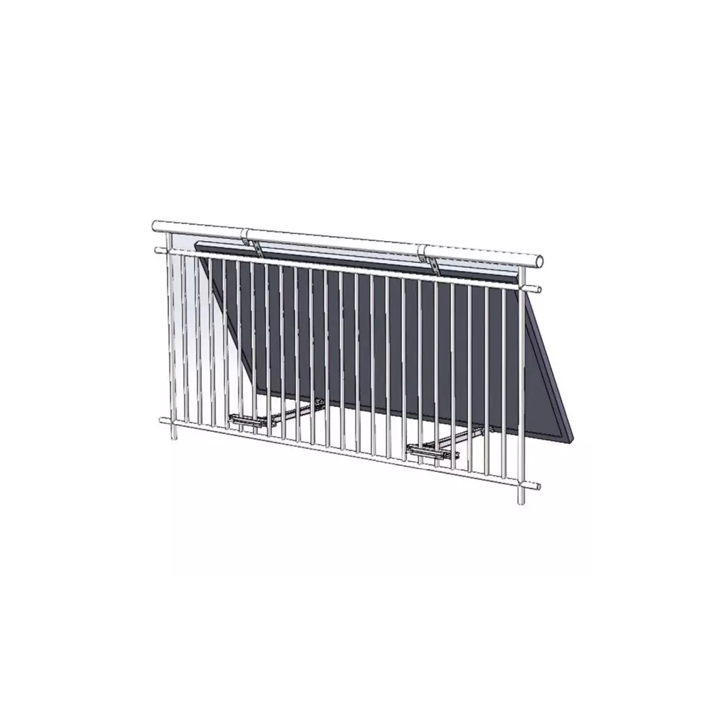 Obrázek produktu Solarmi univerzální nastavitelný balkónový držák sol. panelu, černý