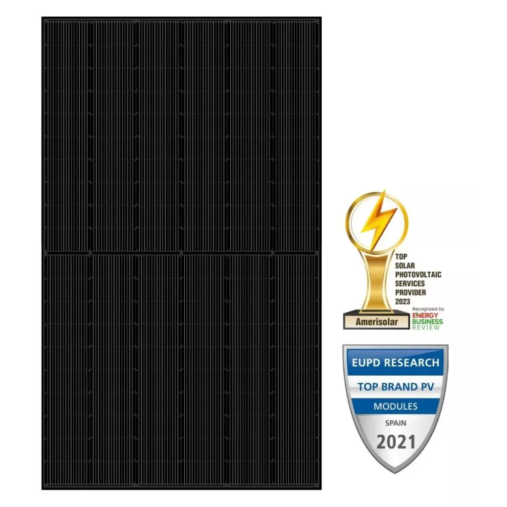 Obrázek produktu Solarmi solární panel Amerisolar Mono 480 Wp černý 120 článků, N-Type TOPCon