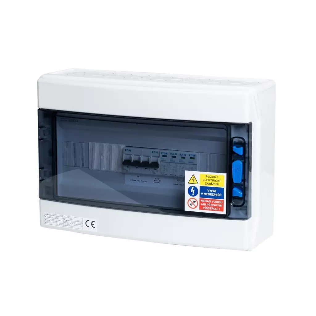 Obrázek produktu Solarmi AC25N0 osazený rozvaděč pro fotovoltaiku, jističe, chránič, N0, 3f, 25A