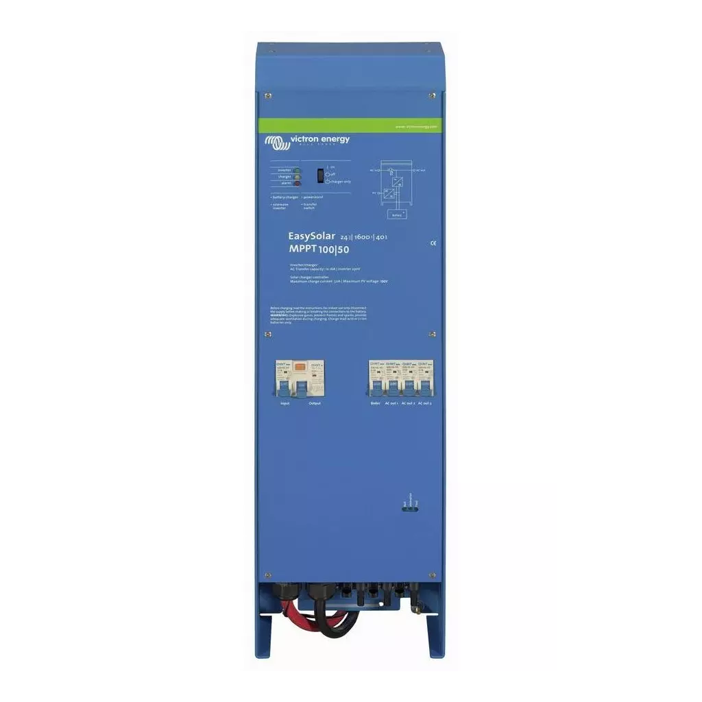 Obrázek produktu Victron EasySolar 24/1600/40 Hybridní solární jednotka s AC jističi