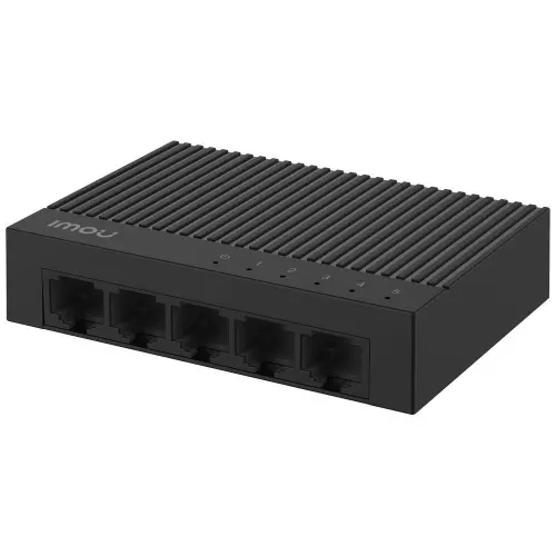 obrázek produktu Imou switch SF105C/ 5x port/ 10/100 Mbps RJ45 ports/ 1 Gbps/ napájení DC5V1A/ černý
