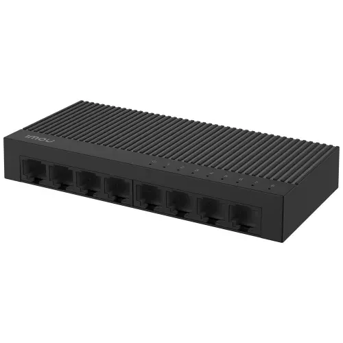 obrázek produktu Imou switch SF108C-V2/ 8x port/ 10/100 Mbps RJ45 ports/ 1.6 Gbps/ napájení DC5V1A/ černý
