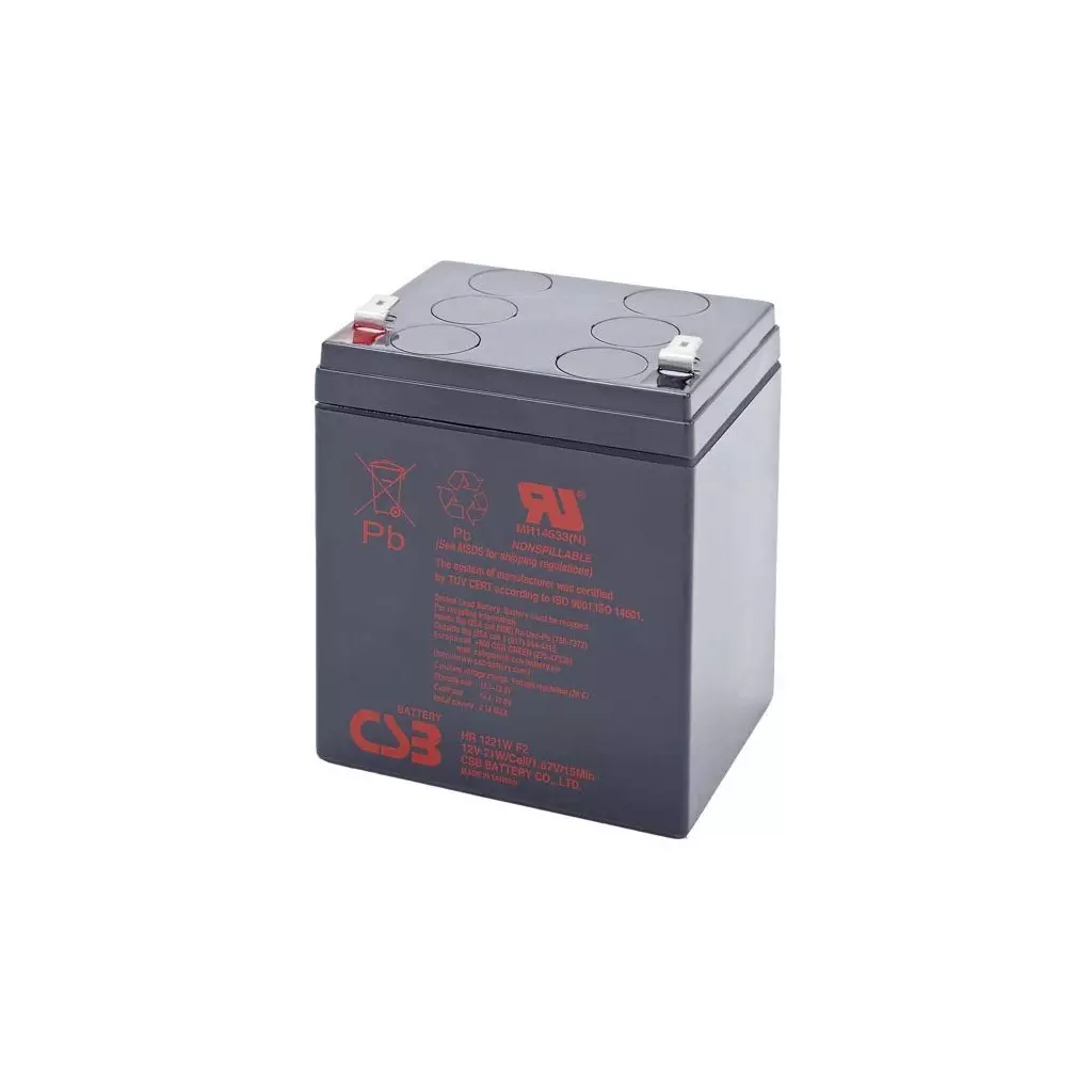 Obrázek produktu CSB Pb záložní akumulátor VRLA AGM 12V/5,1Ah (HR1221W F2)