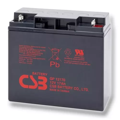 obrázek produktu CSB Pb záložní akumulátor VRLA AGM 12V/17Ah (GP12170)