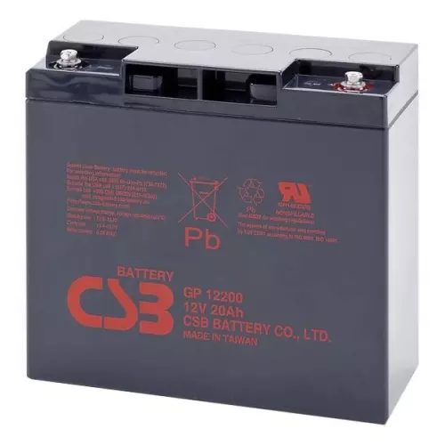 obrázek produktu CSB Pb záložní akumulátor CSB GP12200, 12V, 20Ah