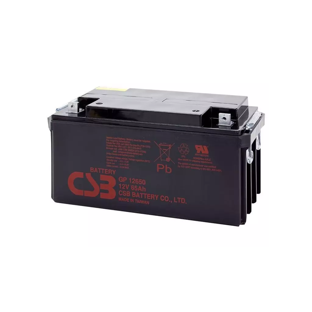 Obrázek produktu CSB Pb záložní akumulátor CSB GP12650, 12V, 65Ah