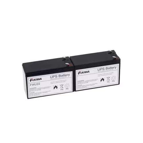 obrázek produktu FUKAWA olověná baterie FWU22 do UPS APC/ výměnná sada za RBC22