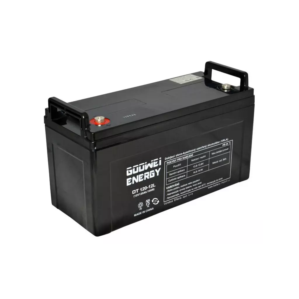 Obrázek produktu GOOWEI ENERGY Pb záložní akumulátor VRLA GEL 12V/120Ah (OTL120-12)
