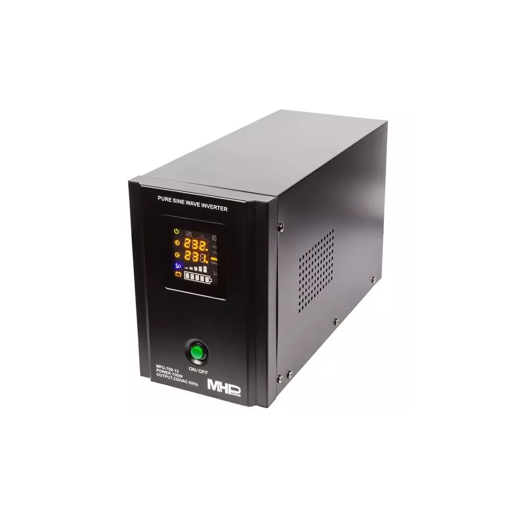 Obrázek produktu MHPower záložní zdroj MPU-700-12, UPS, 700W, čistý sinus, 12V