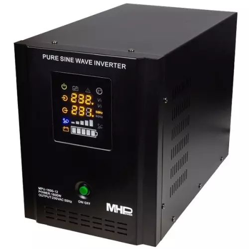 obrázek produktu MHPower záložní zdroj MPU-1600-12, UPS, 1600W, čistý sinus, 12V